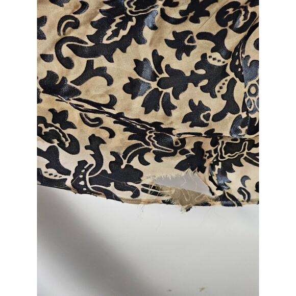 Vtg 2pc Midi Dress 10 Romantic Fairy Grunge Whimsygoth Cowl Neck Burnout Flaw - Picture 16 of 16